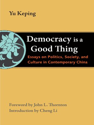 cover image of Democracy Is a Good Thing